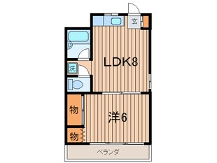 チェリーハイツの物件間取画像